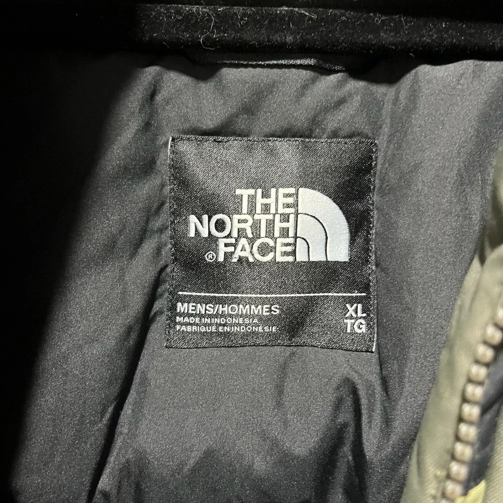 The North Face Parka‎ 550 Down Jacket McMurdo Parka Fur Hood Size XL Green